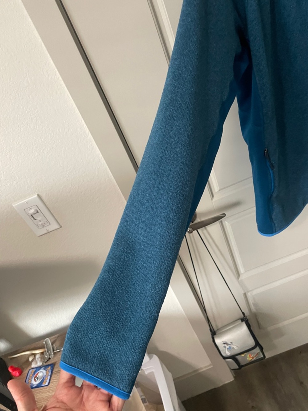 Patagonia Teal Blue Full-Zip Fleece Jacket - Picture 5 of 9